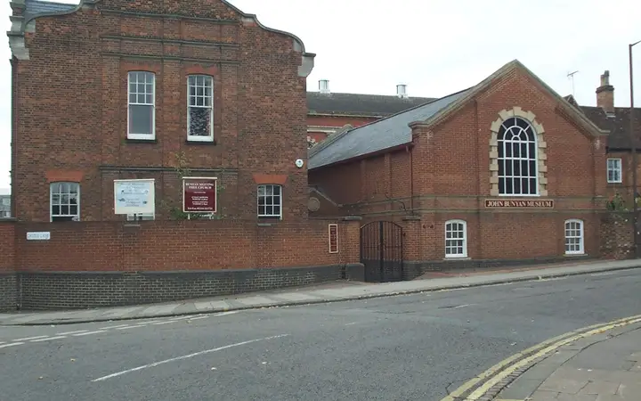 The Bunyan Meeting church and museum building in Bedford
