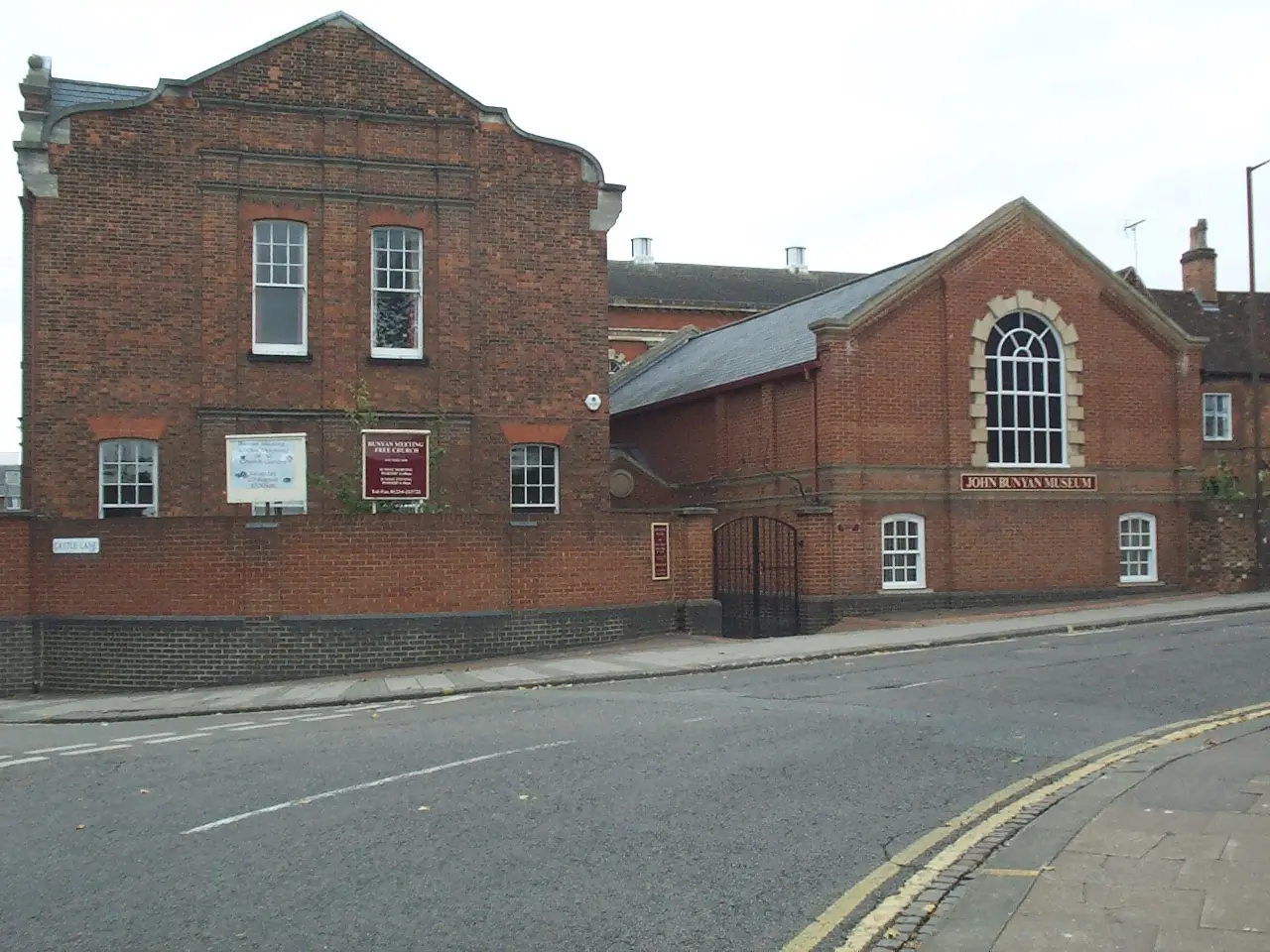 The Bunyan Meeting church and museum building in Bedford