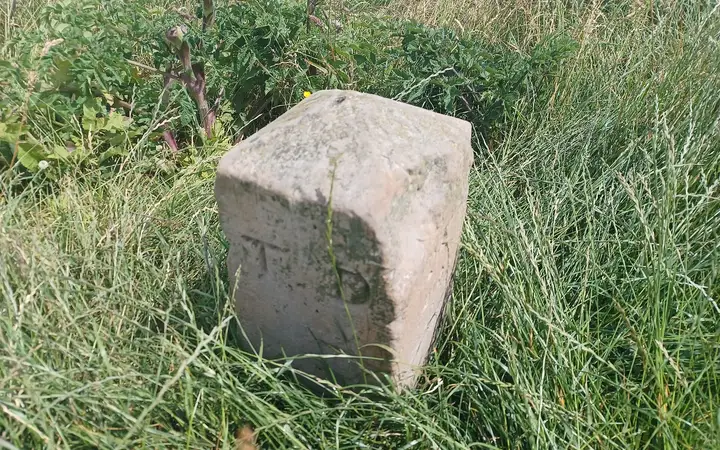Boundary stone on Ditchling Beacon