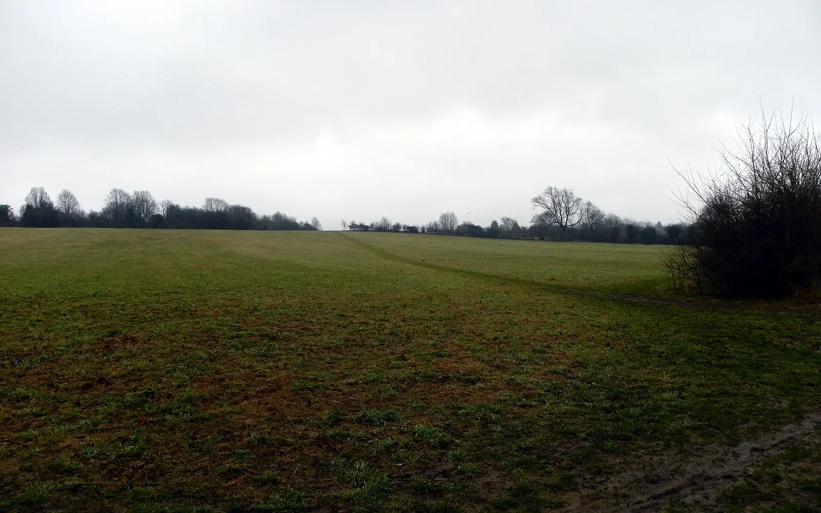 Waulud's Bank earthwork near Leagrave