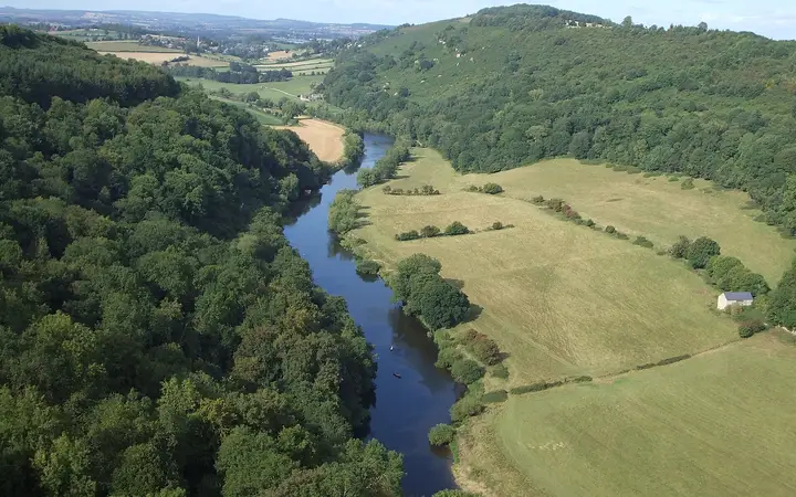 View over the River Wye from Symonds Yat Rock