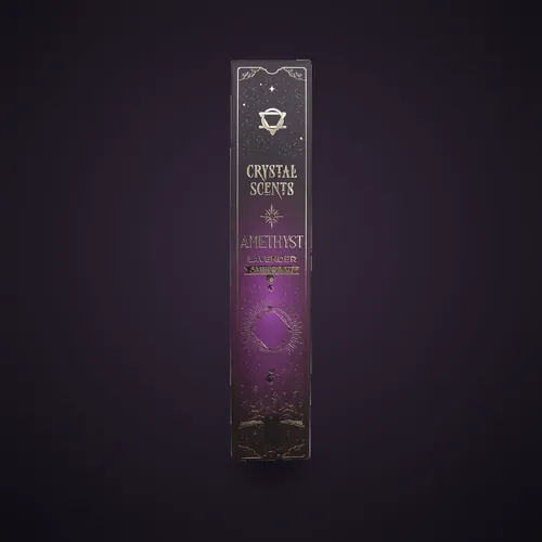 Amethyst Crystal Scents Smudge Incense - Lavender – Crystal Scents Smudge Incense from Starseed UK