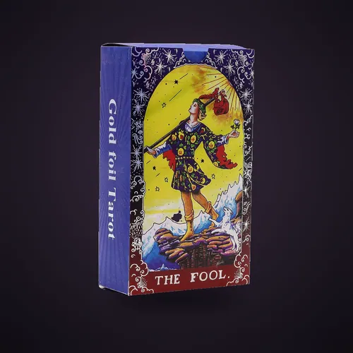 Blue Foil Tarot Card Set - Mandala - with booklet – Tarot Cards & Reading Cloths from Starseed UK