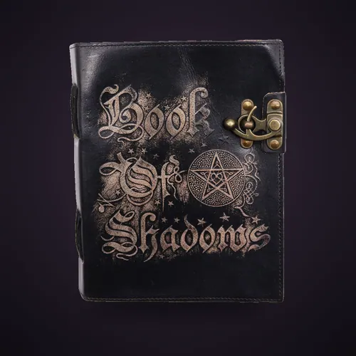 Book of Shadows - 200 pages decle-edged - 15x21cm – Leather Notebooks – Vintage Style Journals from Starseed UK