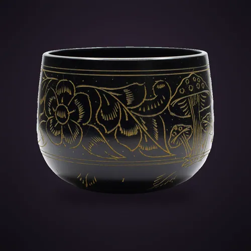 Cauldron Singing Bowl - Magic Mushroom - Yellow (15cm) – Tibetan Singing Bowls from Starseed UK
