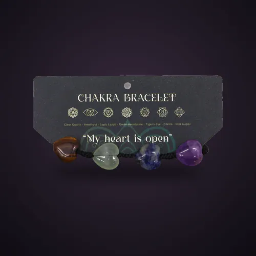 Chakra String Bracelet - Hearts – Chakra String Bracelets from Starseed UK