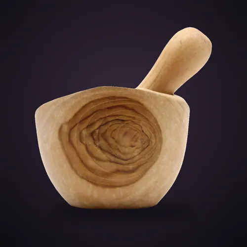 Ergo Teak Pestal & Morter Med – Ergo Teak Pestle & Mortar from Starseed UK