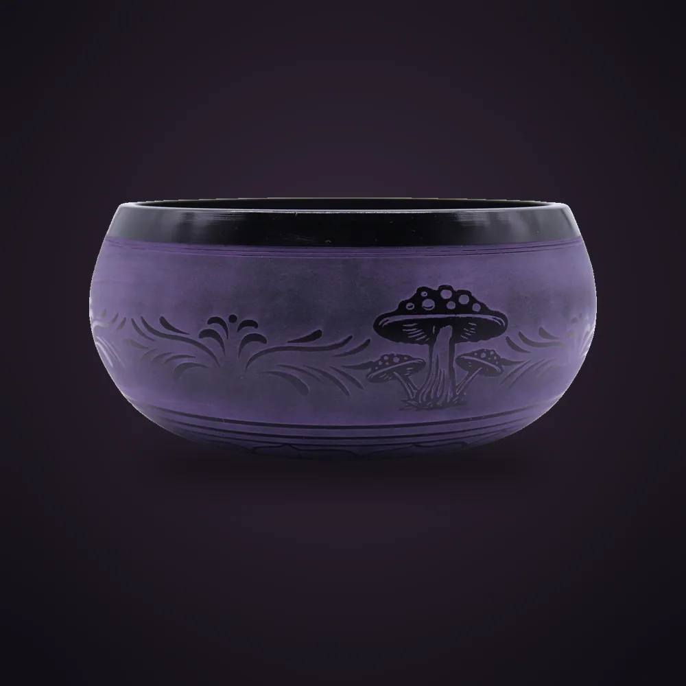Extra Loud - Mushroom Singing Bowl - Purple Haze (23x10.5cm, 1.3kg)