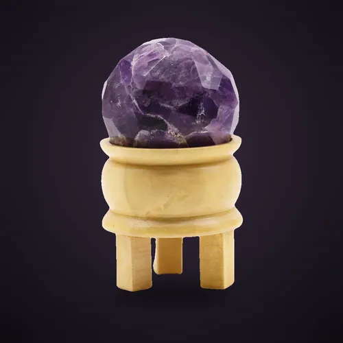 Gemstone Faceted Healing Ball & Stand - Amethyst – Gemstone Faceted Healing Balls & Stand from Starseed UK
