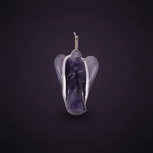 Gemstone Guardian Angel Pendant - Amethyst – Gemstone Pendant Jewellery from Starseed UK
