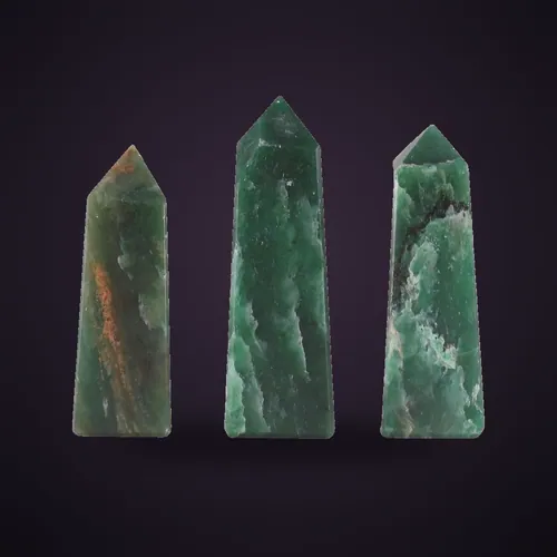 Gemstone Obelisk Point approx 5cm - Indian Jade – Gemstone Obelisk Points from Starseed UK