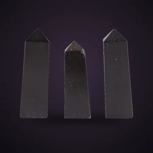 Gemstone Obelisk Point approx 5cm - Tourmaline – Gemstone Obelisk Points from Starseed UK