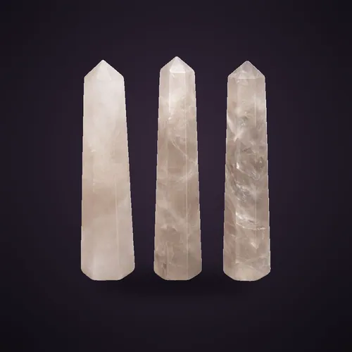 Gemstone Six Face Obelisk Point approx 11cm - Smoky Quartz – Gemstone Obelisk Points from Starseed UK