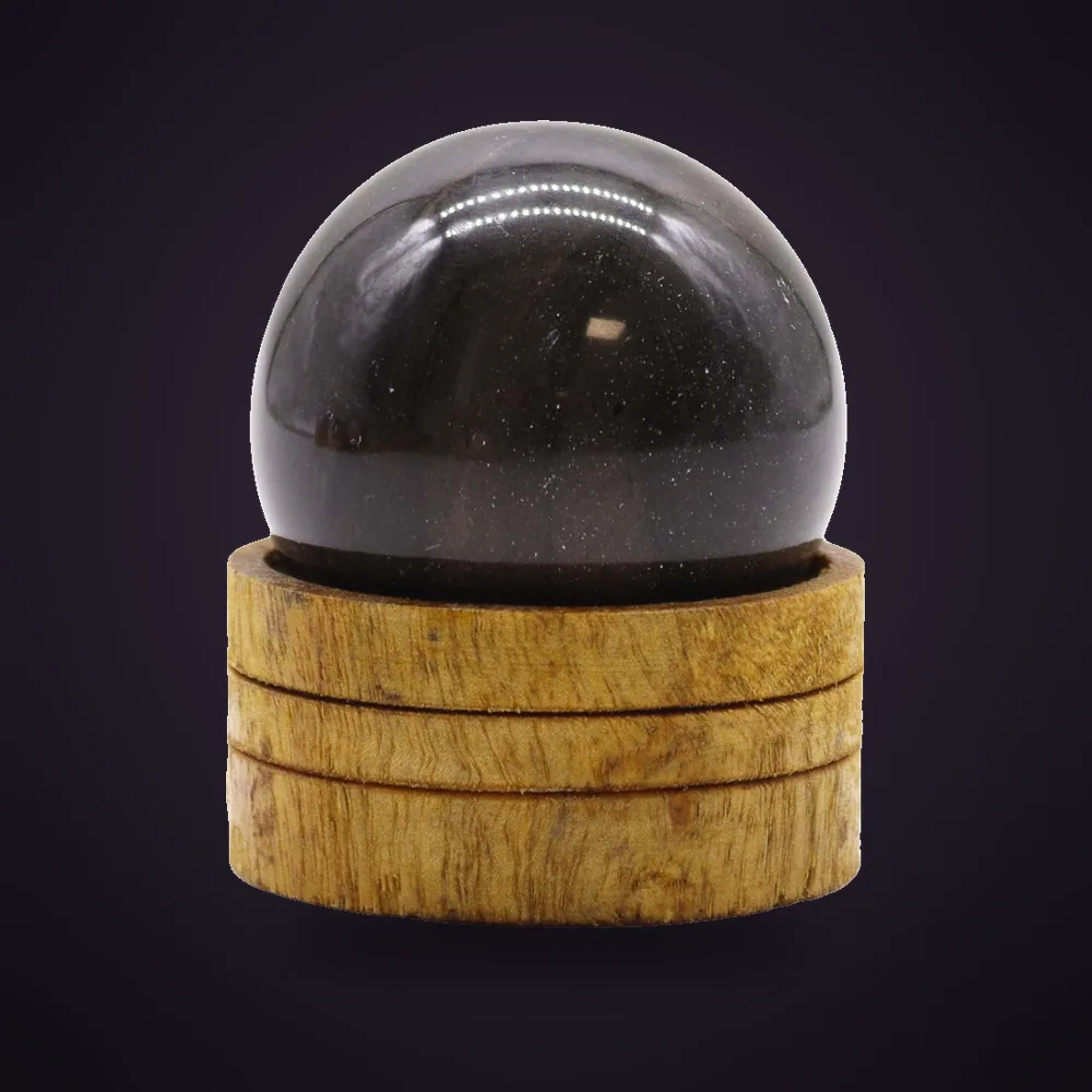 Gemstone Sphere 50mm - Ocean Agate with Stand