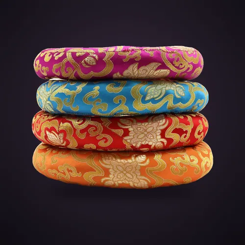 Hoop Cushion 24cm (for 26cm+ Singing Bowl) - Assorted Colours – Accessories for Singing Bowls & Gongs from Starseed UK