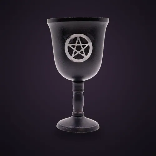 Iron Ritual Goblet - Pentagon - 20x11cm – Ritual Bowls and Cauldrons from Starseed UK