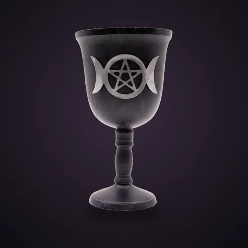 Iron Ritual Goblet - Triple Moon - 20x11cm – Ritual Bowls and Cauldrons from Starseed UK