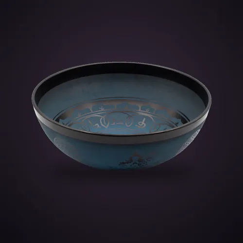 Large Aluminum Singing Bowl - Tibetan Double Dorjy Design - Blue (27cm) – Tibetan Singing Bowls from Starseed UK