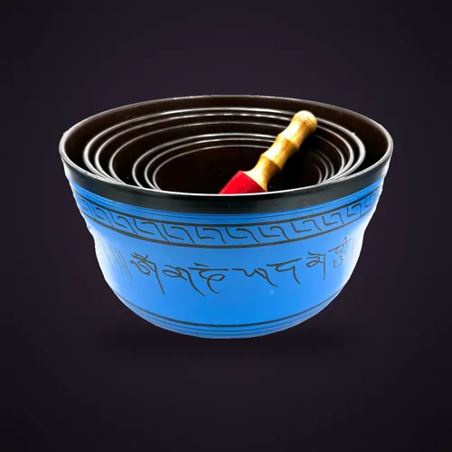 Large Chakra Set of Seven Singing Bowls (19.5-35cm) – Tibetan Singing Bowls from Starseed UK