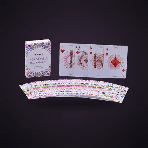 Mandala Playing & Oracle Cards – Kaleidoscope Symmetry – Playing & Oracle Cards from Starseed UK