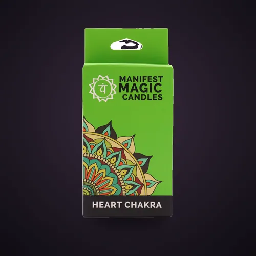 Manifest Magic Candles (pack of 12) - Green - Heart Chakra – Magic Candles for Manifestation from Starseed UK