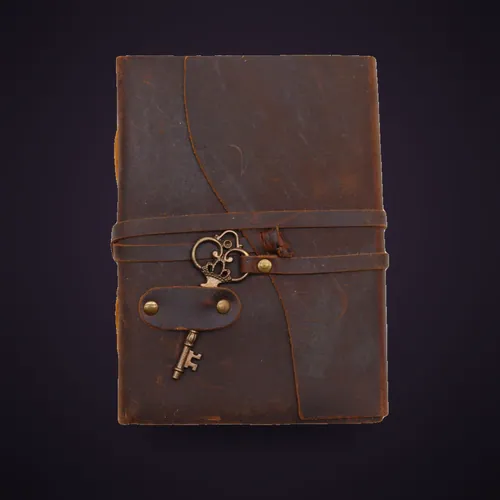Oiled Leather & Key - 200 pages decle-edged - 13x18cm – Leather Notebooks – Vintage Style Journals from Starseed UK