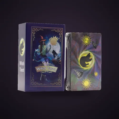 Purple Foil Tarot Card Set - Witch Tarot - with booklet – Tarot Cards & Reading Cloths from Starseed UK