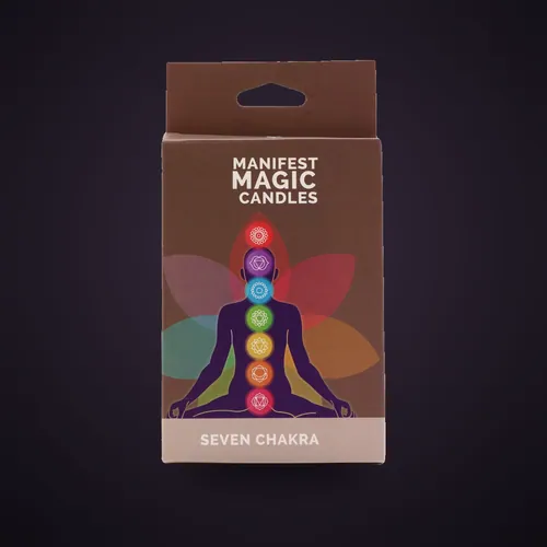 Seven Charkra Manifest Candles (pack of 7) – Magic Candles for Manifestation from Starseed UK