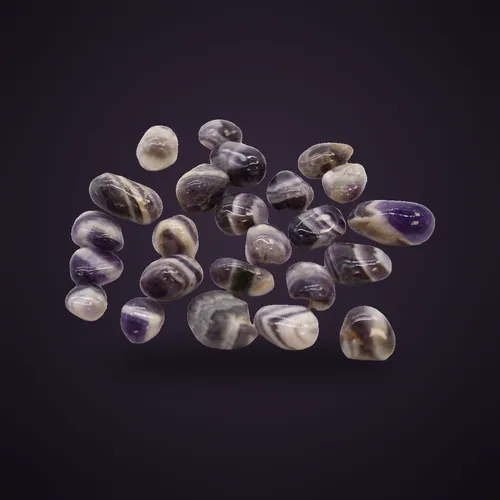 Small African Tumble Stones - Amethyst - Chevron – Small African Tumble Stones from Starseed UK