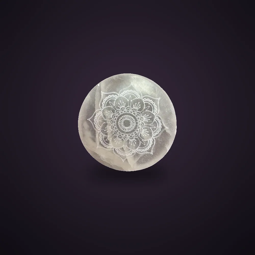 Small Charging Plate 8cm - Mandala Design