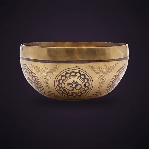 Tibetan Healing Engraved Bowl - 16cm - 7 Chakra – Tibetan Singing Bowls from Starseed UK