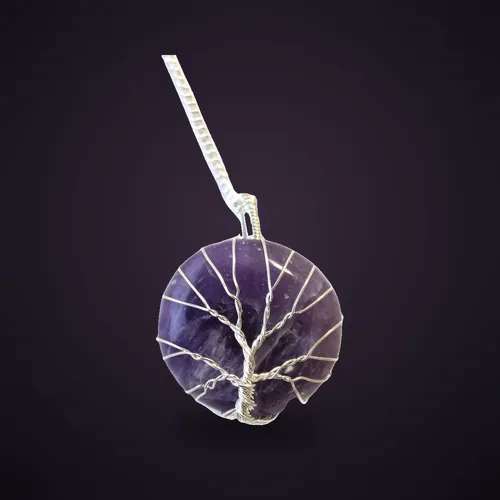 Tree of Life Gemstone Necklace - Amethyst – Indian Gemstone Necklaces from Starseed UK