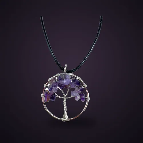 Tree of Life Pendant - Amethyst – Gemstone Pendants - Tree of Life from Starseed UK