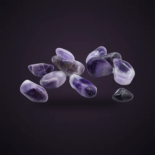 Tumble Stones - Amethyst Banded Band A – Medium and Large Tumble Stones from Starseed UK